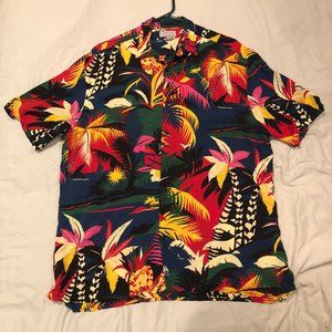 ZARA Men Tropical / Vacation / Hawaiian Shirt RELAXED FIT M